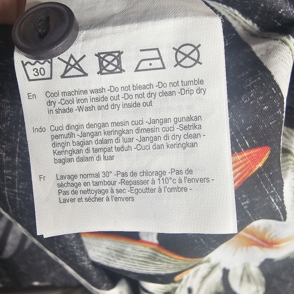 Rip Curl Vida Soul Shirt Mens M Medium Tropical‎ Floral Hawaiian - Picture 12 of 12